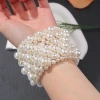 New internet-famous bracelet, elegant pearl wrist scar tattoo accessory, perfect arm cover, elegant bracelet Application Scenario